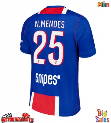 Paris Saint-Germain Nuno Mendes #25 Replica Home Stadium Shirt 2026-27 Short Sleeve